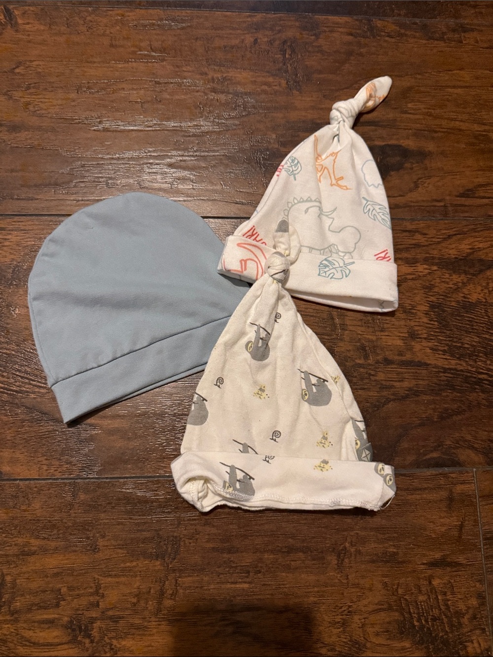 Baby Newborn Hats x3